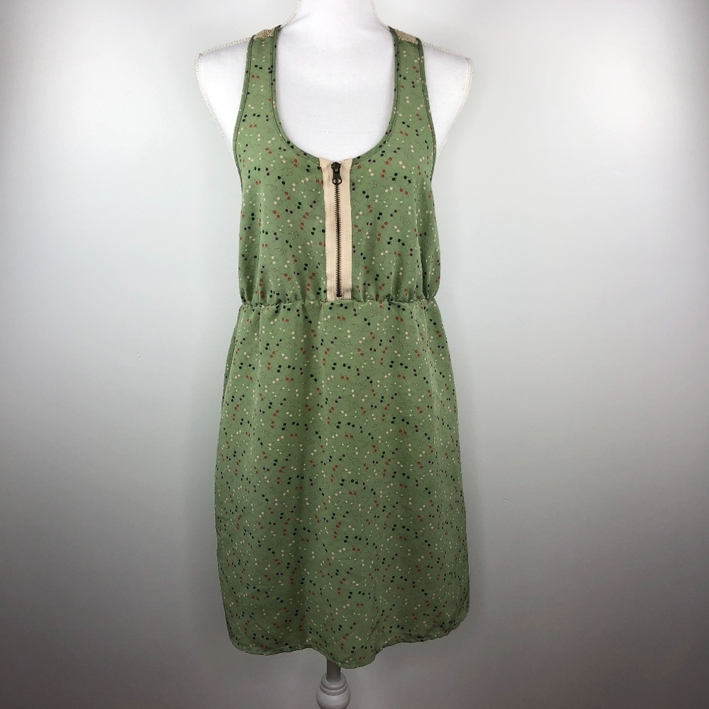 UO Kimchi Blue Green Polka Dot Dress M